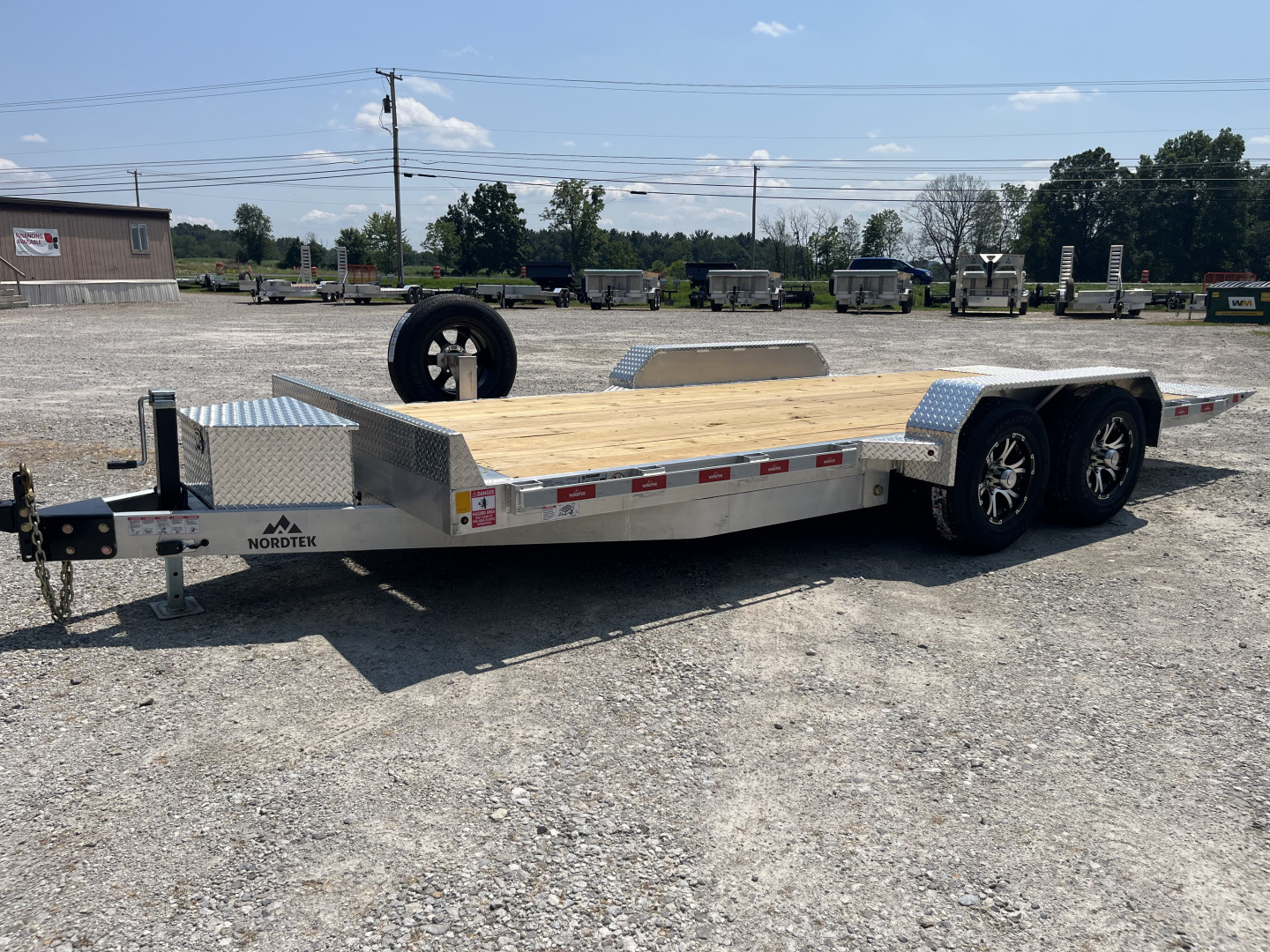 New 2026 Nordtek 82X18 Tilt Trailer 10K GVWR