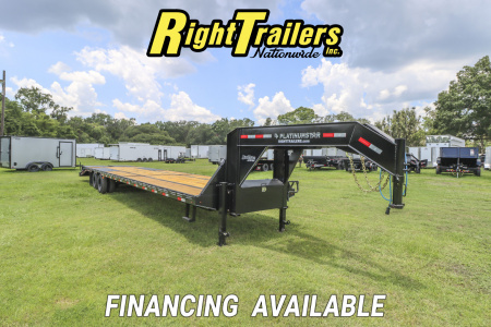 New 2025 8.5X40 DP Platinum Star Gooseneck Equipment Trailer