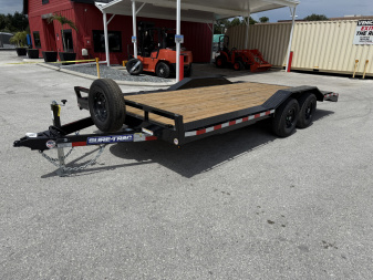 New 2026 Sure-Trac 8.5X18 (16+2) 10K Wood Deck Car Hauler