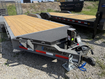 New 2026 Diamond C LPX307 Equipment Trailer 82”X24’ EXTRA WIDE RAMPS 24K G.V.W.R.