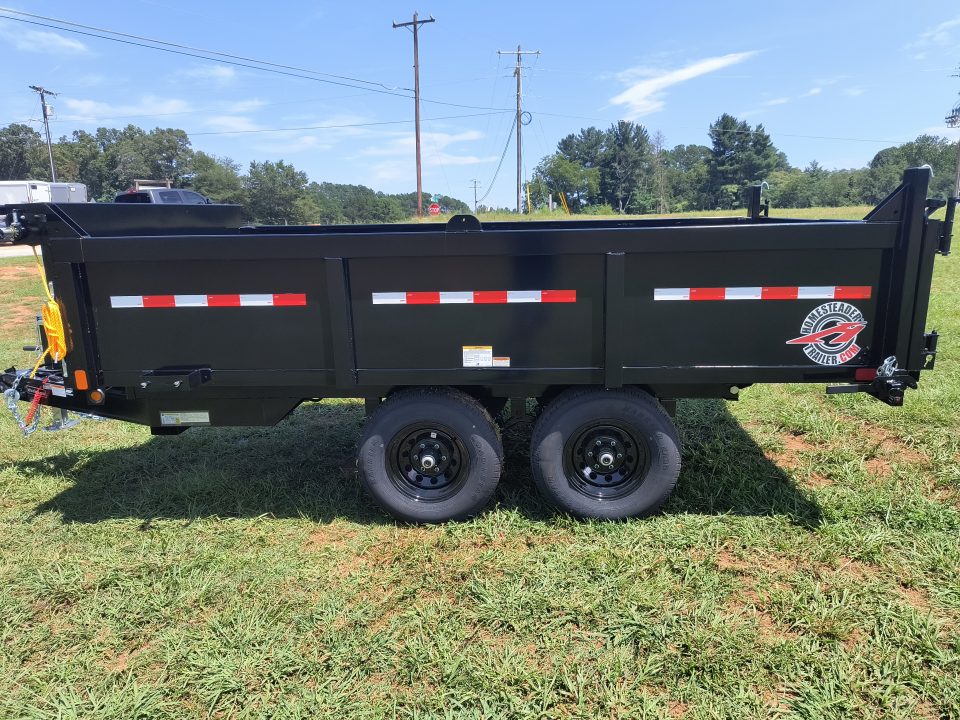 New 2027 Homesteader Trailer 6X12 10K Deckover Dump Trailer