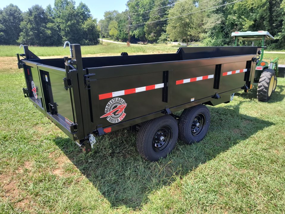 New 2027 Homesteader Trailer 6X12 10K Deckover Dump Trailer