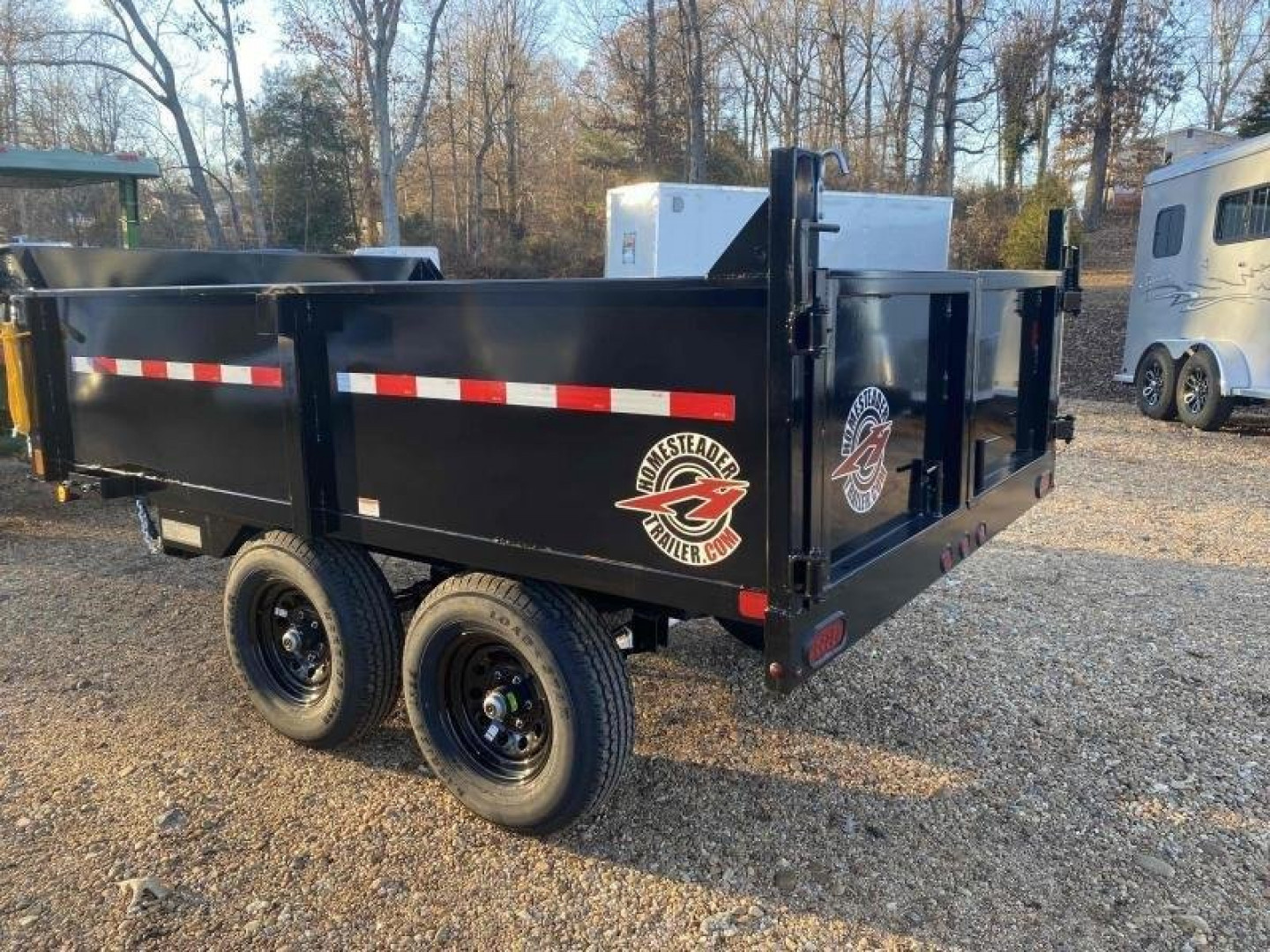 New 2026 Homesteader 6X12 10K Deckover Dump Trailer