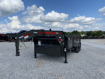 New 2026 MAXXD 83"X16' 18k Telescopic Gooseneck Dump Trailer