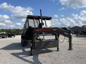 New 2026 MAXXD 83"X16' 18k Telescopic Gooseneck Dump Trailer