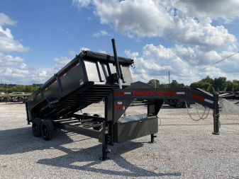 New 2026 MAXXD 83"X16' 18k Telescopic Gooseneck Dump Trailer