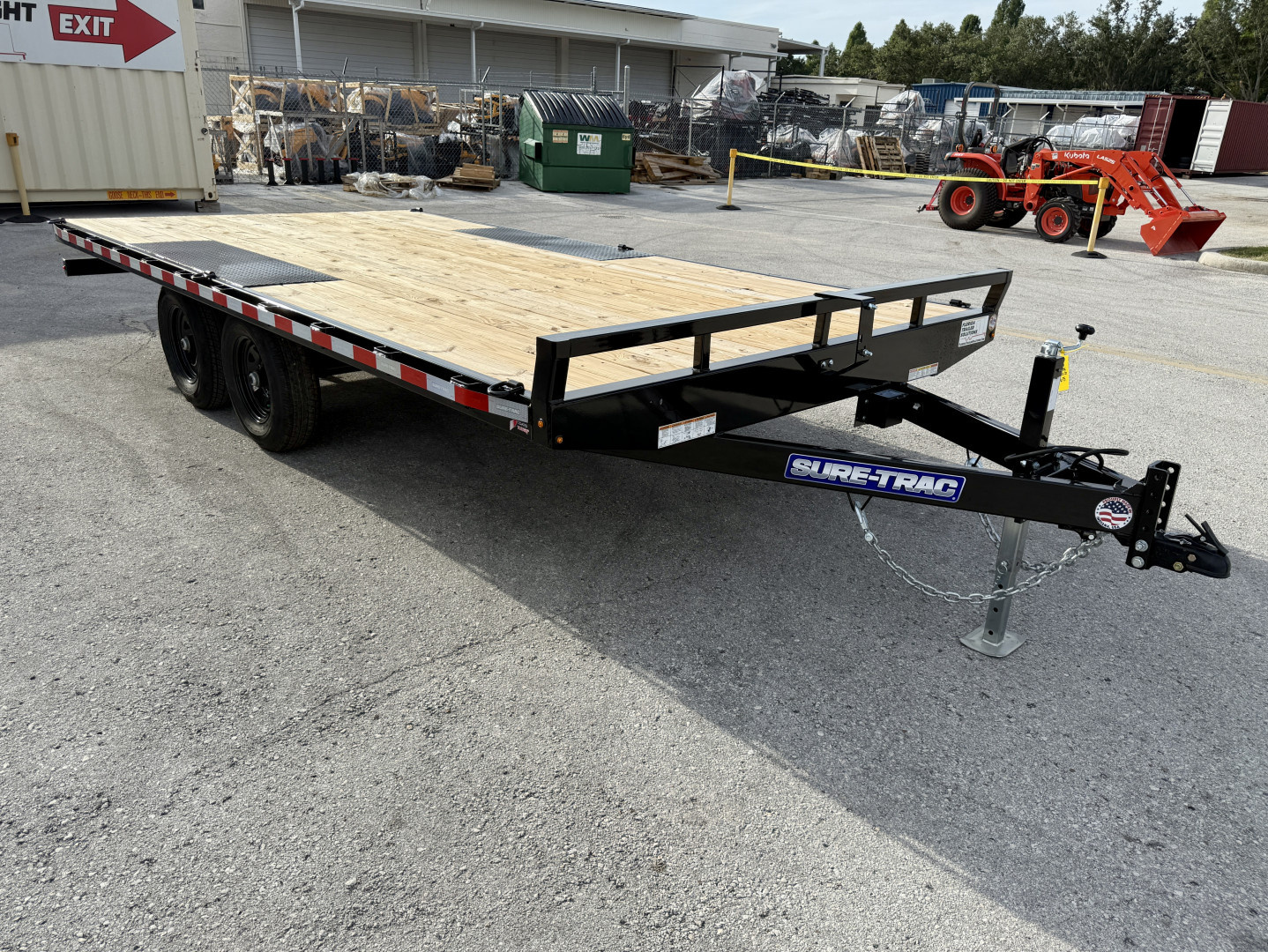 New 2025 Sure-Trac 8.5X16 LP Flat Deck Deckover Trailer