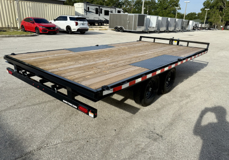 New 2025 Sure-Trac 8.5X16 LP Flat Deck Deckover Trailer