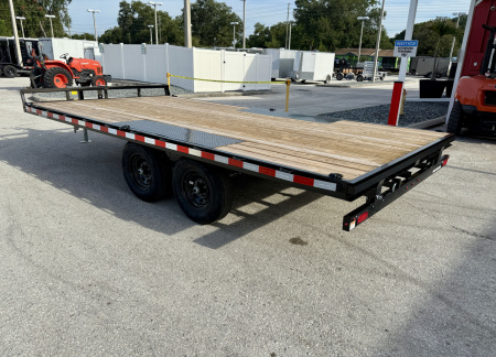 New 2025 Sure-Trac 8.5X16 LP Flat Deck Deckover Trailer