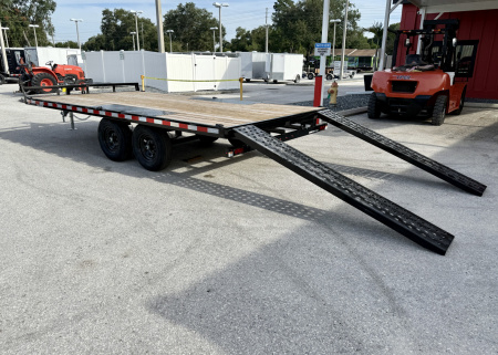 New 2025 Sure-Trac 8.5X16 LP Flat Deck Deckover Trailer