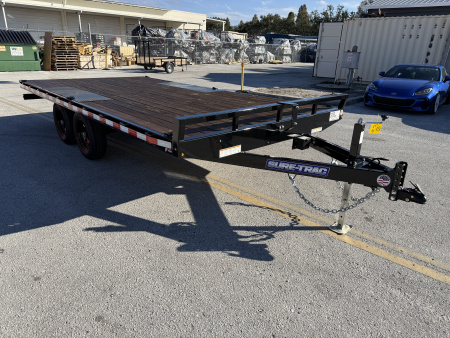 New 2025 Sure-Trac 8.5X16 LP Flat Deck Deckover Trailer