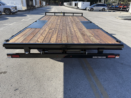 New 2025 Sure-Trac 8.5X16 LP Flat Deck Deckover Trailer