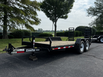 Used USED 2019 Black CornPro 81  x 16' HD Utility w/ Ladder. Ramps