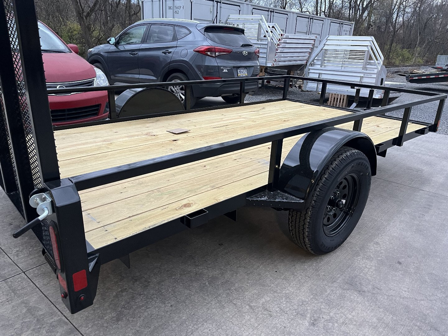New 2025 Belmont 6x12 Utility Trailer - BLACK