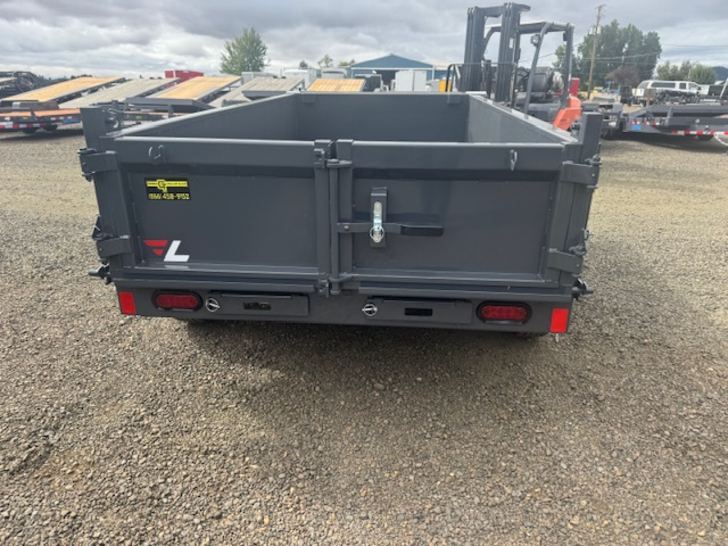 New 2026 LAMAR TRAILERS 60" x 10' Tandem Axle 7K Dump Trailer 18" SIDES