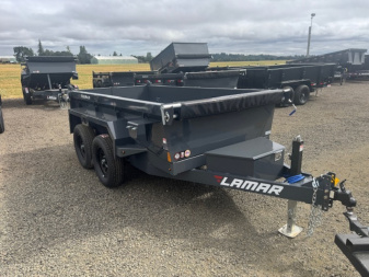 New 2026 LAMAR TRAILERS 60  x 10' Tandem Axle 7K Dump Trailer 18  SIDES