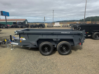 New 2026 LAMAR TRAILERS 60" x 10' Tandem Axle 7K Dump Trailer 18" SIDES