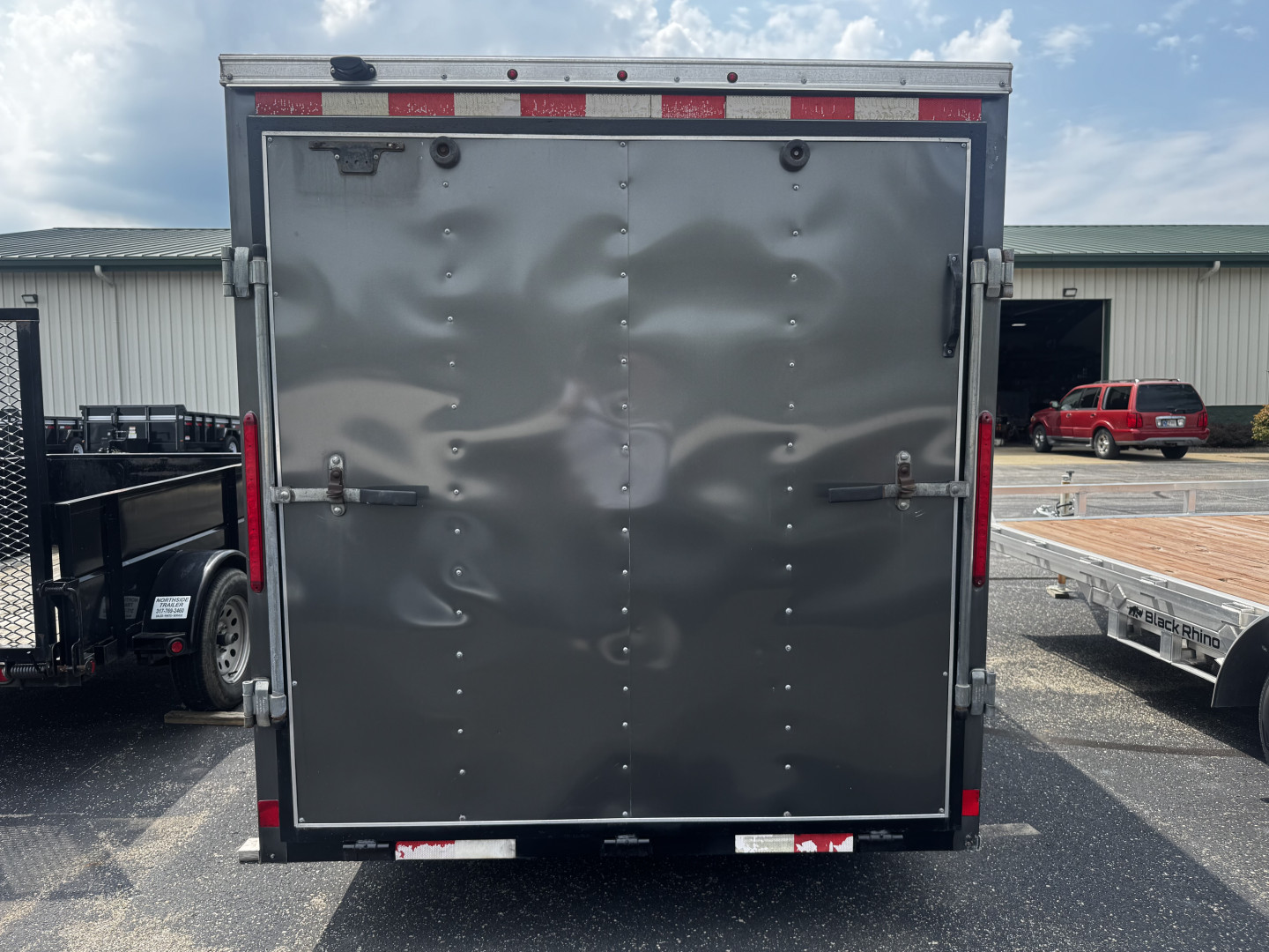 Used USED 2012 Look 6' X 12' Element V Nose Cargo W/ Rear Ramp Door