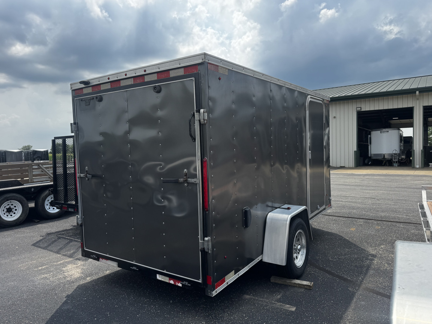 Used USED 2012 Look 6' X 12' Element V Nose Cargo W/ Rear Ramp Door