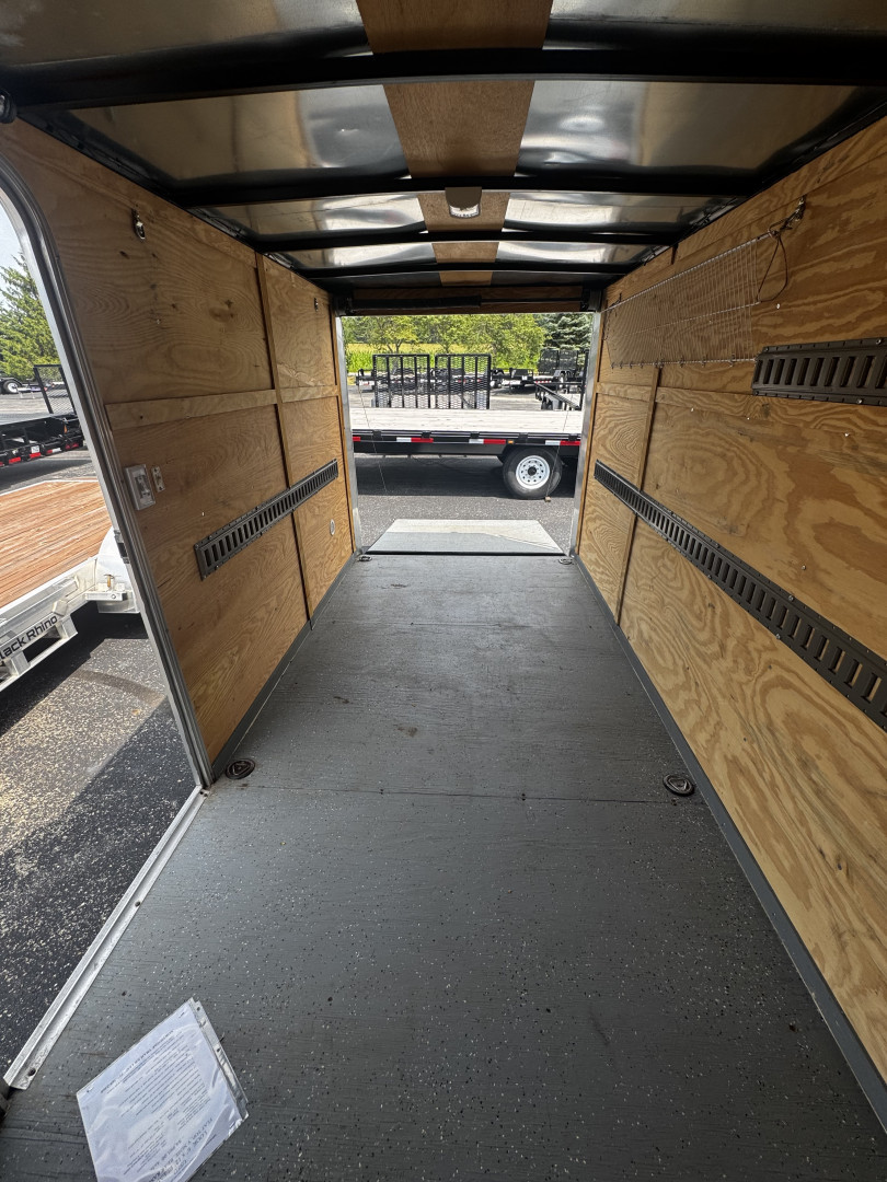 Used USED 2012 Look 6' X 12' Element V Nose Cargo W/ Rear Ramp Door