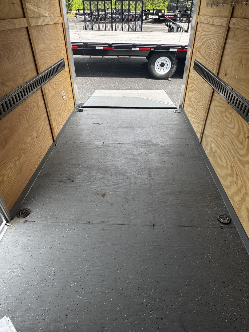 Used USED 2012 Look 6' X 12' Element V Nose Cargo W/ Rear Ramp Door