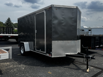 Used USED 2012 Look 6' X 12' Element V Nose Cargo W/ Rear Ramp Door