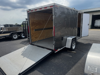 Used USED 2012 Look 6' X 12' Element V Nose Cargo W/ Rear Ramp Door