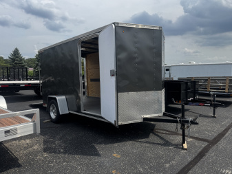 Used USED 2012 Look 6' X 12' Element V Nose Cargo W/ Rear Ramp Door