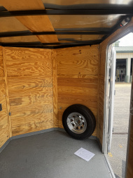 Used USED 2012 Look 6' X 12' Element V Nose Cargo W/ Rear Ramp Door