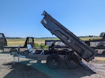 New 2026 Lamar Trailers 60" x 10' - 7K Dump Trailer 18" SIDES