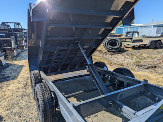 New 2026 Lamar Trailers 60" x 10' - 7K Dump Trailer 18" SIDES