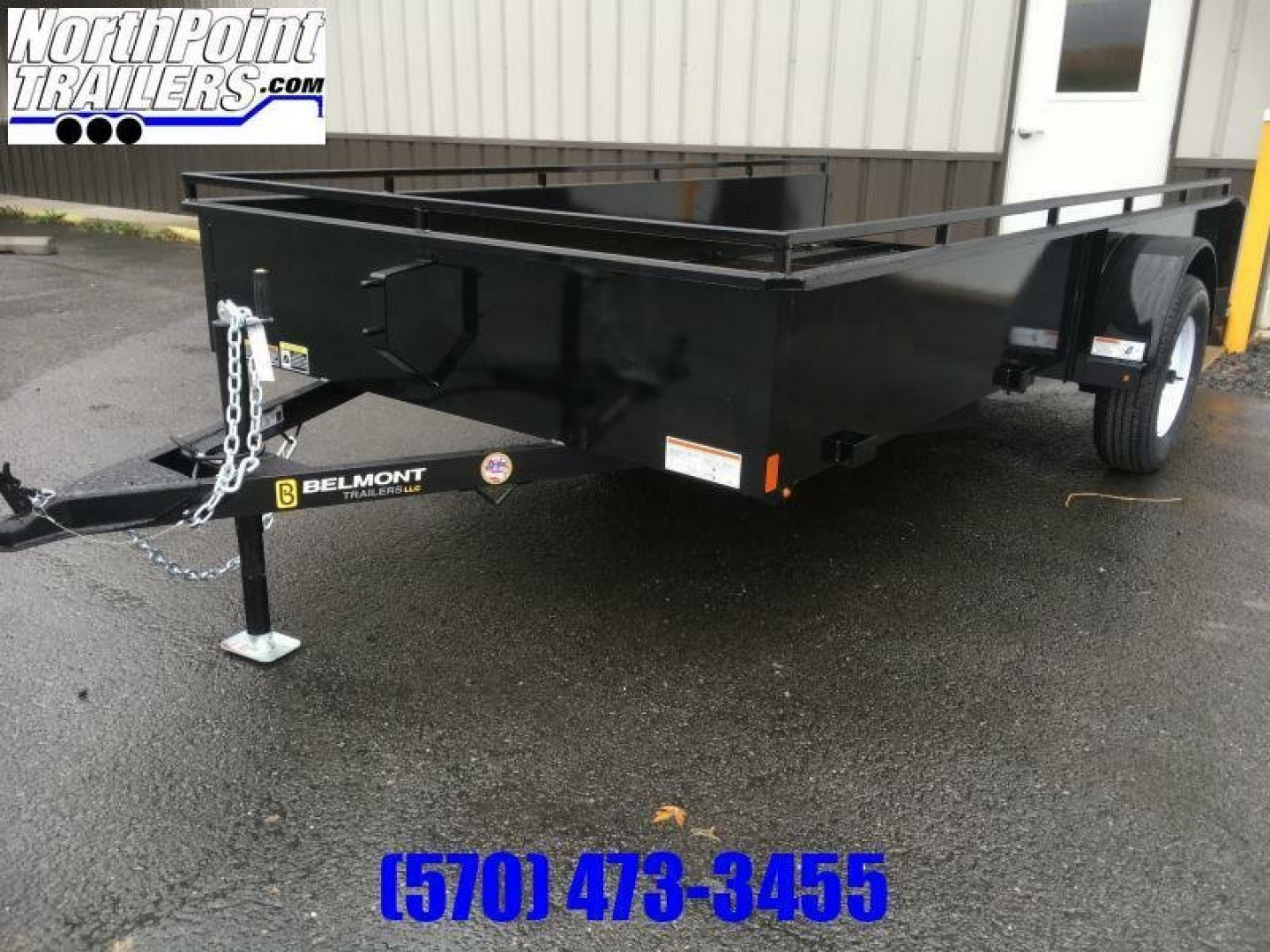 New 2025 BELMONT - 6x12 Solid Side Utility Trailer