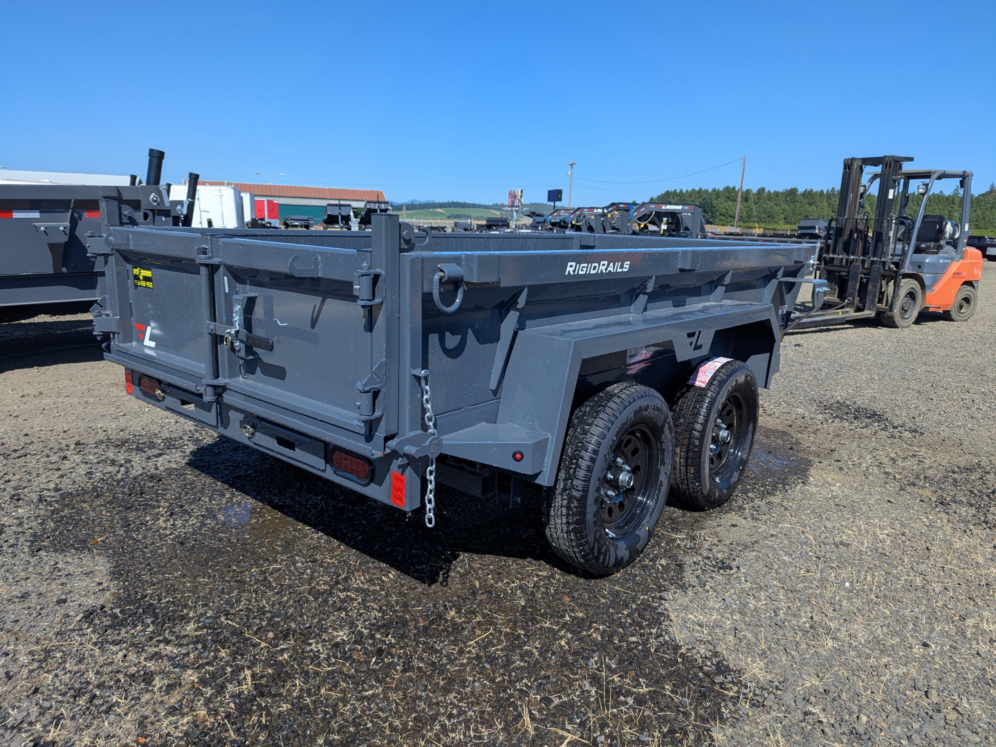 New 2026 LAMAR TRAILERS 60" x 10' Tandem Axle 7K Dump Trailer 18" SIDES