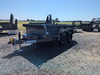 New 2026 LAMAR TRAILERS Single Axle - 60  x 10' - 7K Dump Trailer 18  SIDES