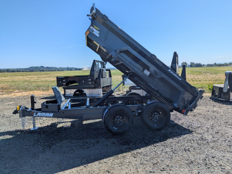 New 2026 LAMAR TRAILERS 60" x 10' Tandem Axle 7K Dump Trailer 18" SIDES