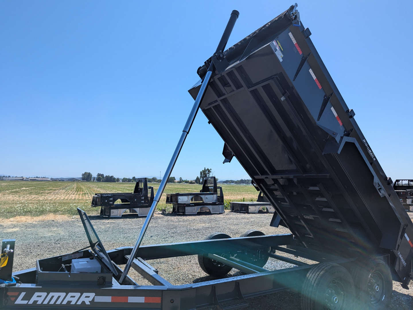 New 2026 LAMAR TRAILERS DT 83x14 14K Dump Trailer 24" SIDES