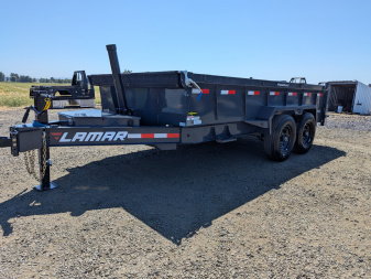 New 2026 LAMAR TRAILERS DT 83x14 14K Dump Trailer 24  SIDES