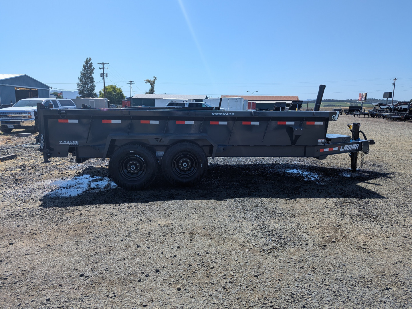 New 2026 LAMAR TRAILERS DT 83x16 14K Dump Trailer 24" SIDES