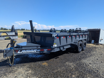 New 2026 LAMAR TRAILERS DT 83x16 14K Dump Trailer 24  SIDES