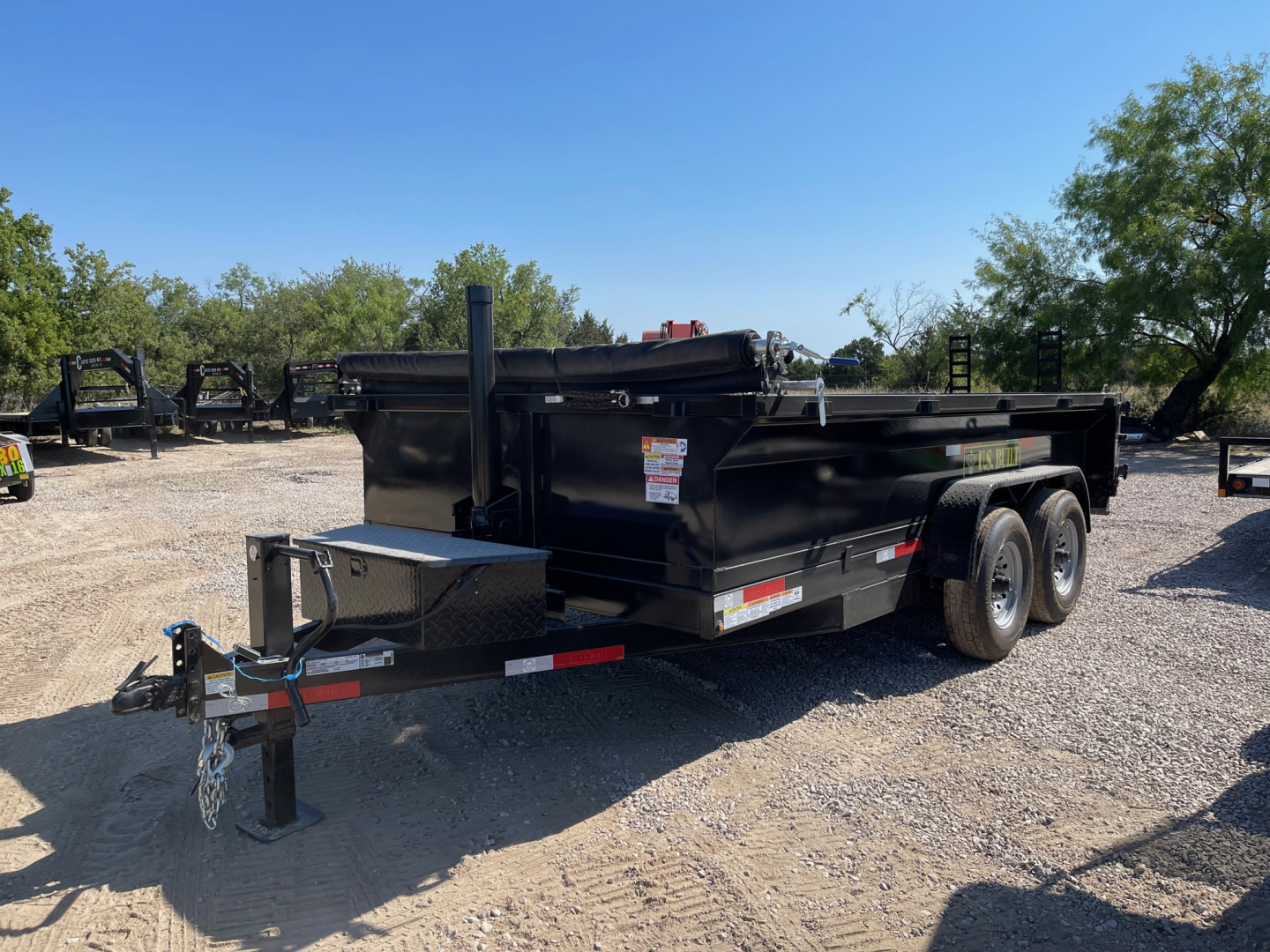 New 2025 US Built 7' X 14' X 2' Dump Trailer