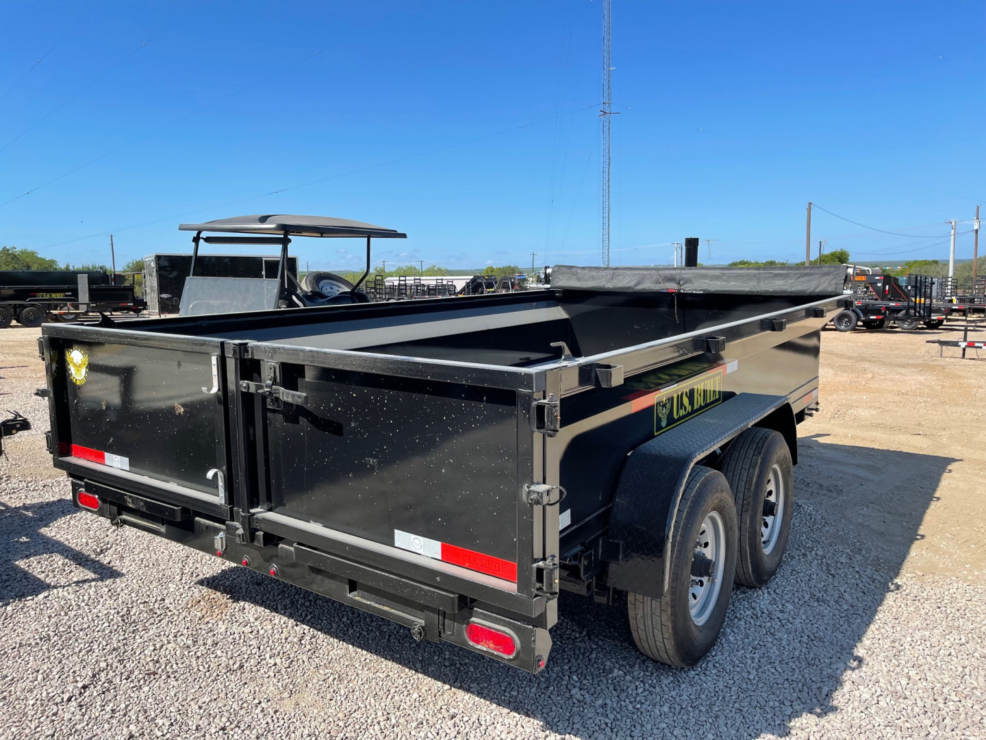 New 2025 US Built 7' X 14' X 2' Dump Trailer