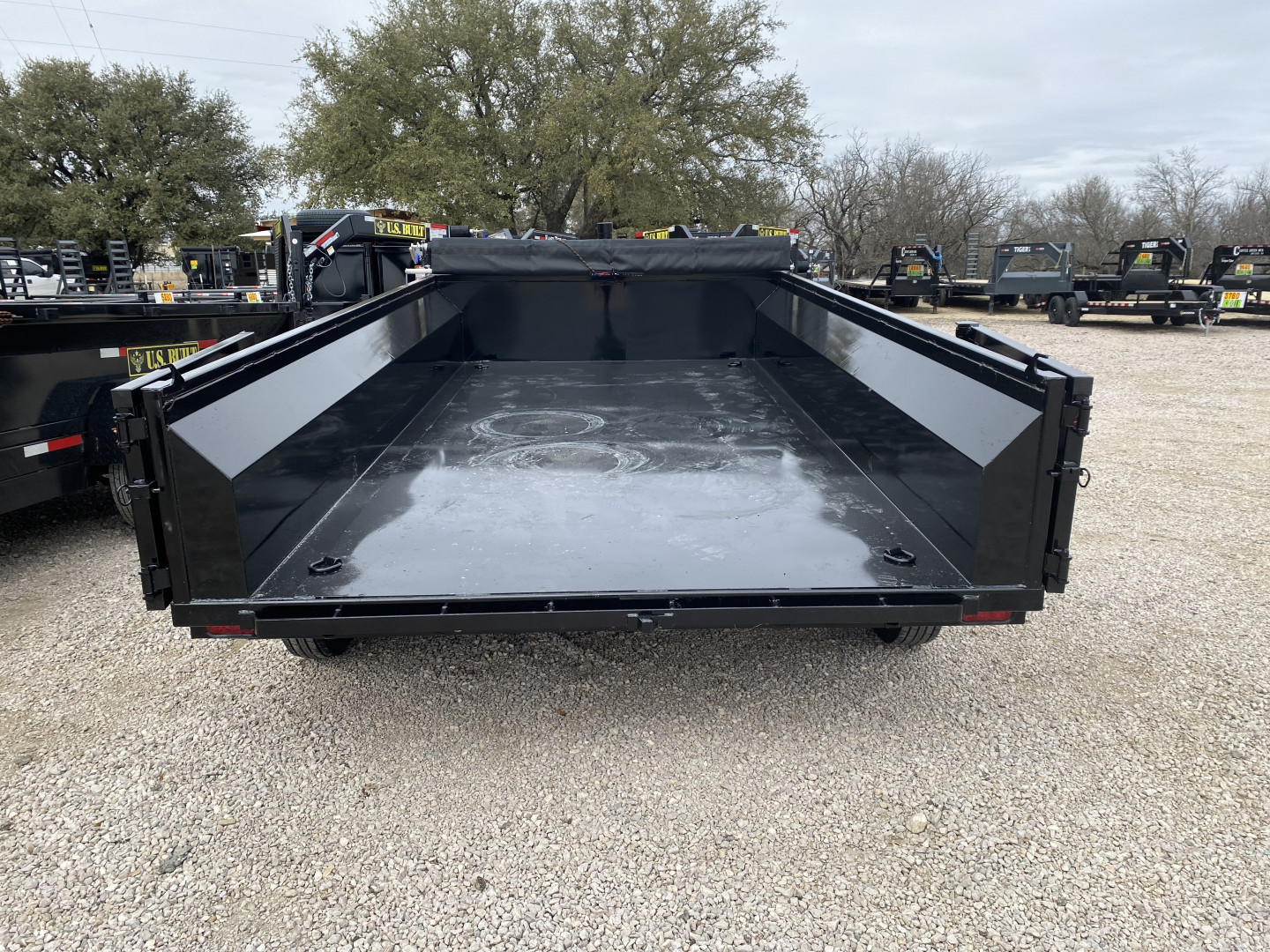 New 2025 US Built 7' X 14' X 2' Dump Trailer