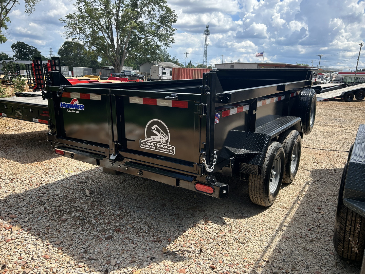 New 2025 Hawke Trailers 6x12 10K Dump Trailer Dump Trailer