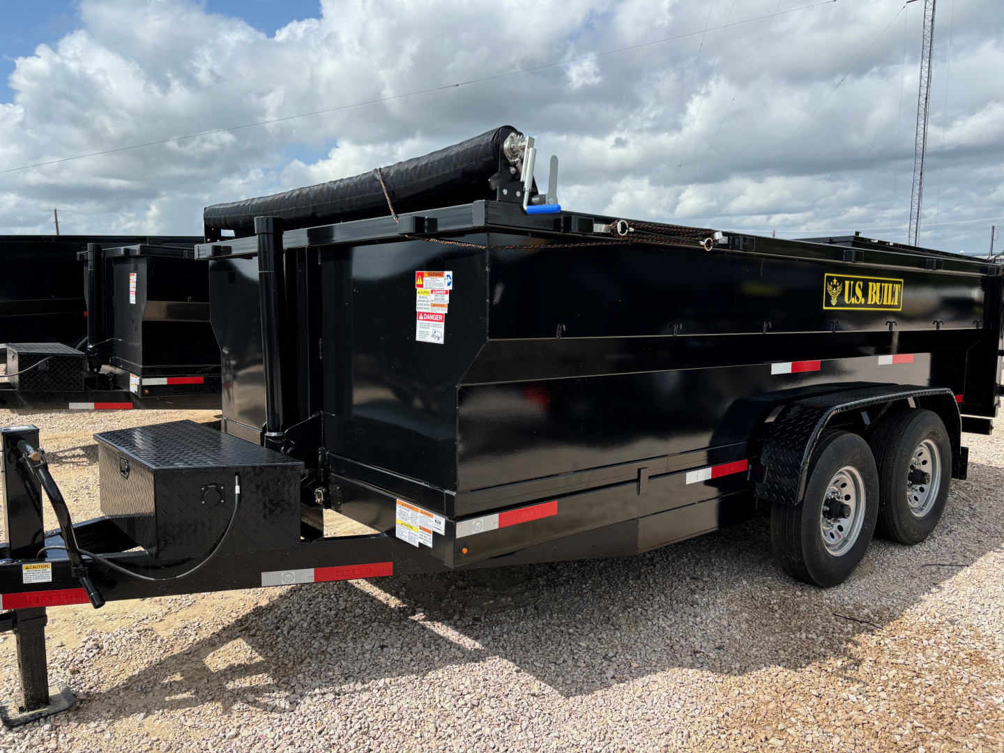 New 2025 US Built 7' X 14' 3' Dump Trailer