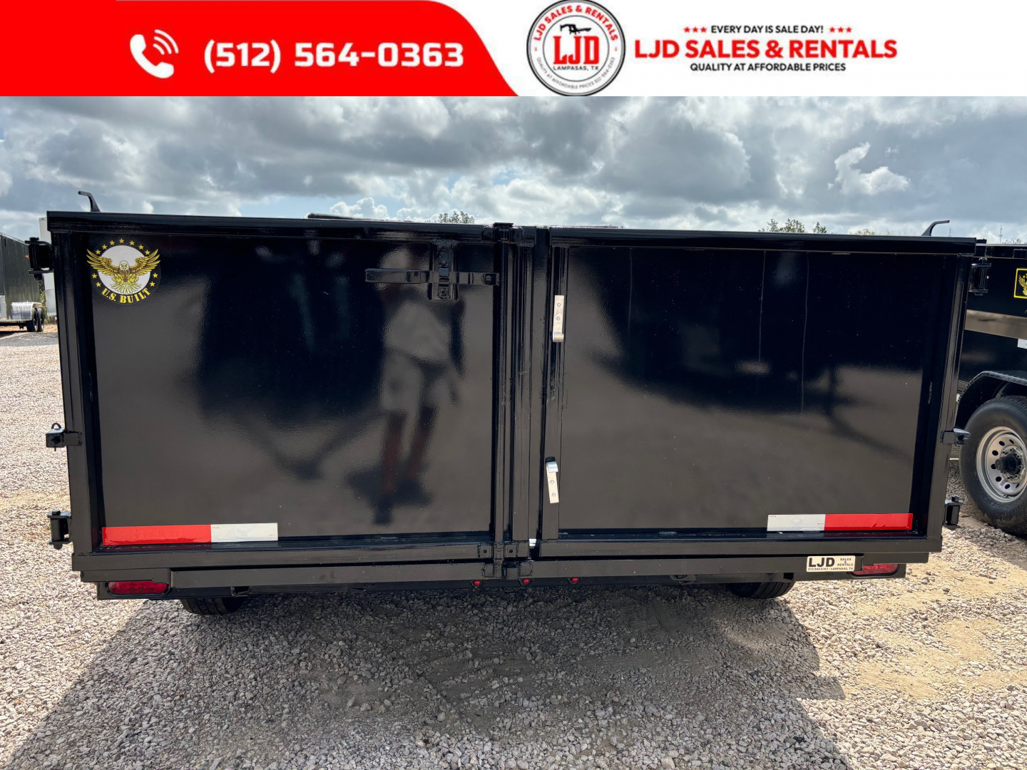 New 2025 US Built 7' X 14' 3' - Spare - Ramps - Tarp