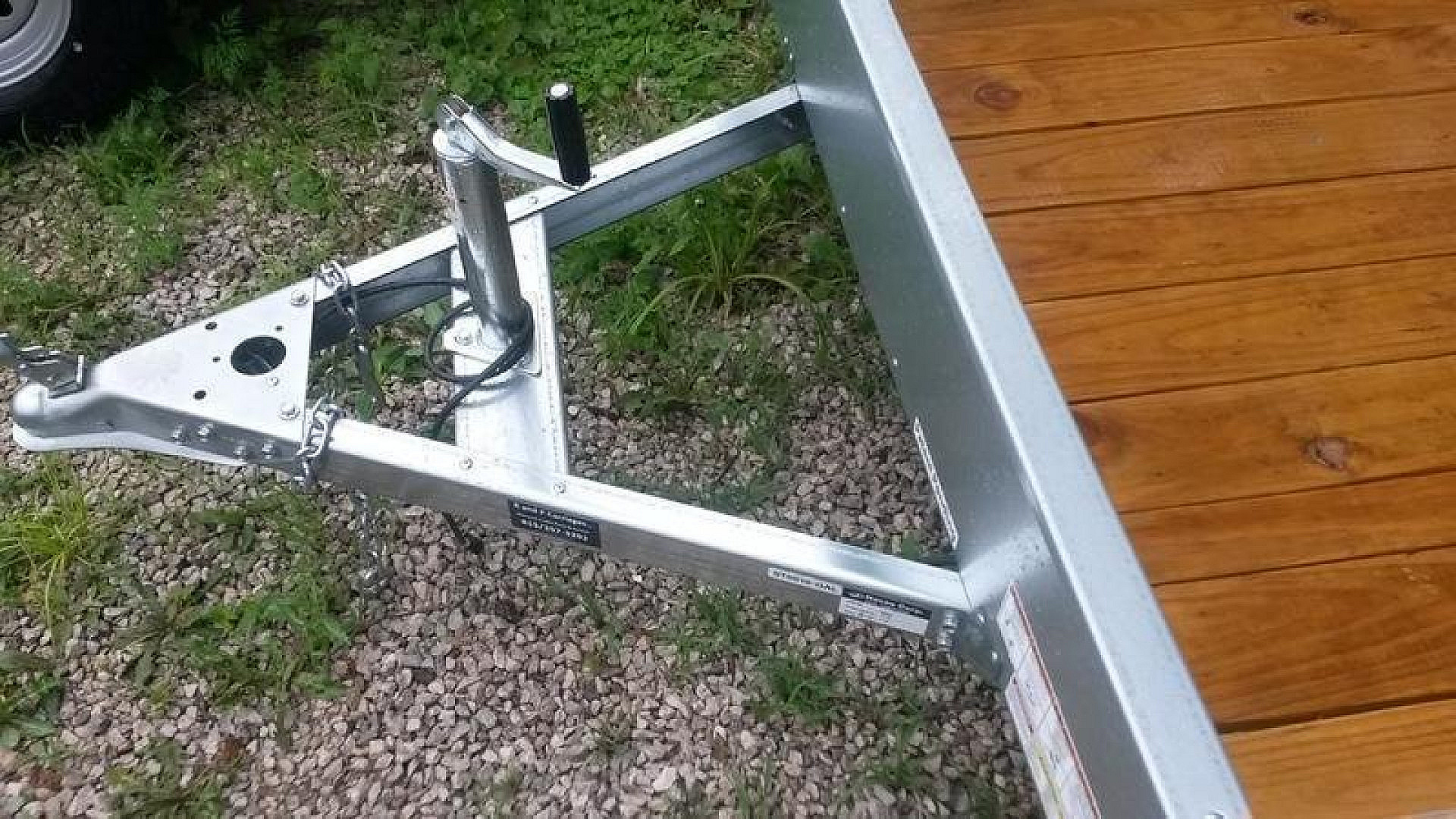 Used FOR RENT ONLY #14 Sure Trac 6x12 Galvanized Utility Trailer