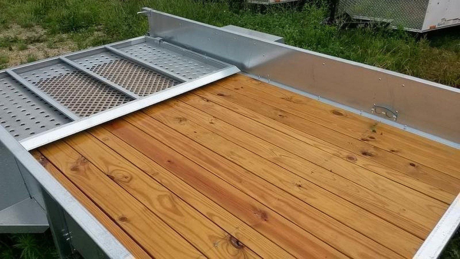 Used FOR RENT ONLY #14 Sure Trac 6x12 Galvanized Utility Trailer