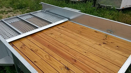 Used FOR RENT ONLY #14 Sure Trac 6x12 Galvanized Utility Trailer