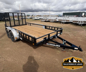 New 2026 PJ Trailer 7 X 14 TA Utility Trailer- 83  wide deck- Side Load Ramps