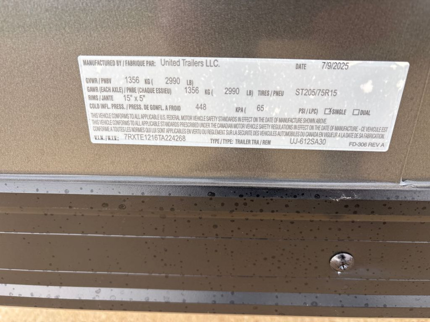 New 2026 United Trailers UJ-612SA30 Cargo / Enclosed Trailer